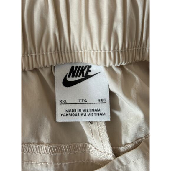 Nike Sportswear essential woven high rise pants beige size XXL - Picture 6 of 8